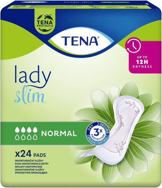 Прокладки урологічні  Tena Lady Slim Normal 24 шт. 4 крап.
