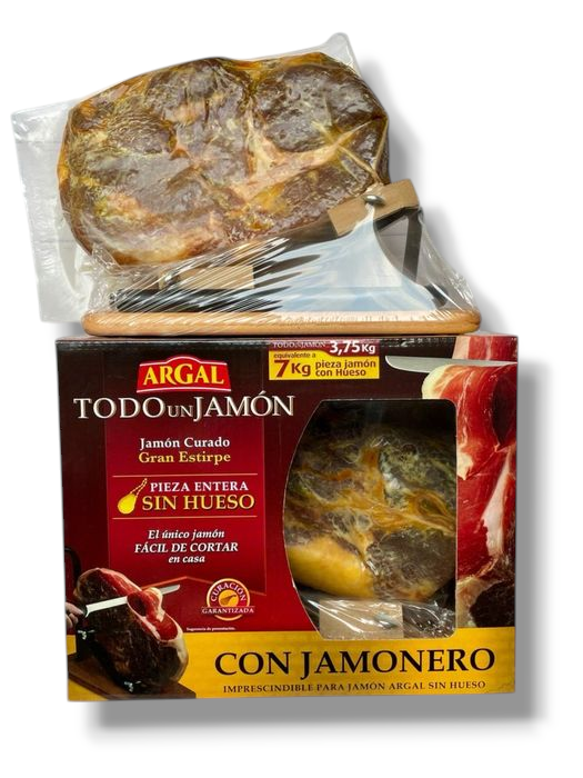 Хамон ARGAL Todo un Jamon без кістки з підставкою, 3.75 кг