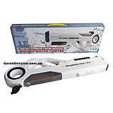 Водяний бластер-автомат на акумуляторі, автоматично набирає воду (Білий із чорним), фото 2