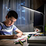 Настільна світлодіодна лампа Nestling, настільна лампа, регульована офісна лампа з регульованою яскравістю та USB-портом, фото 2