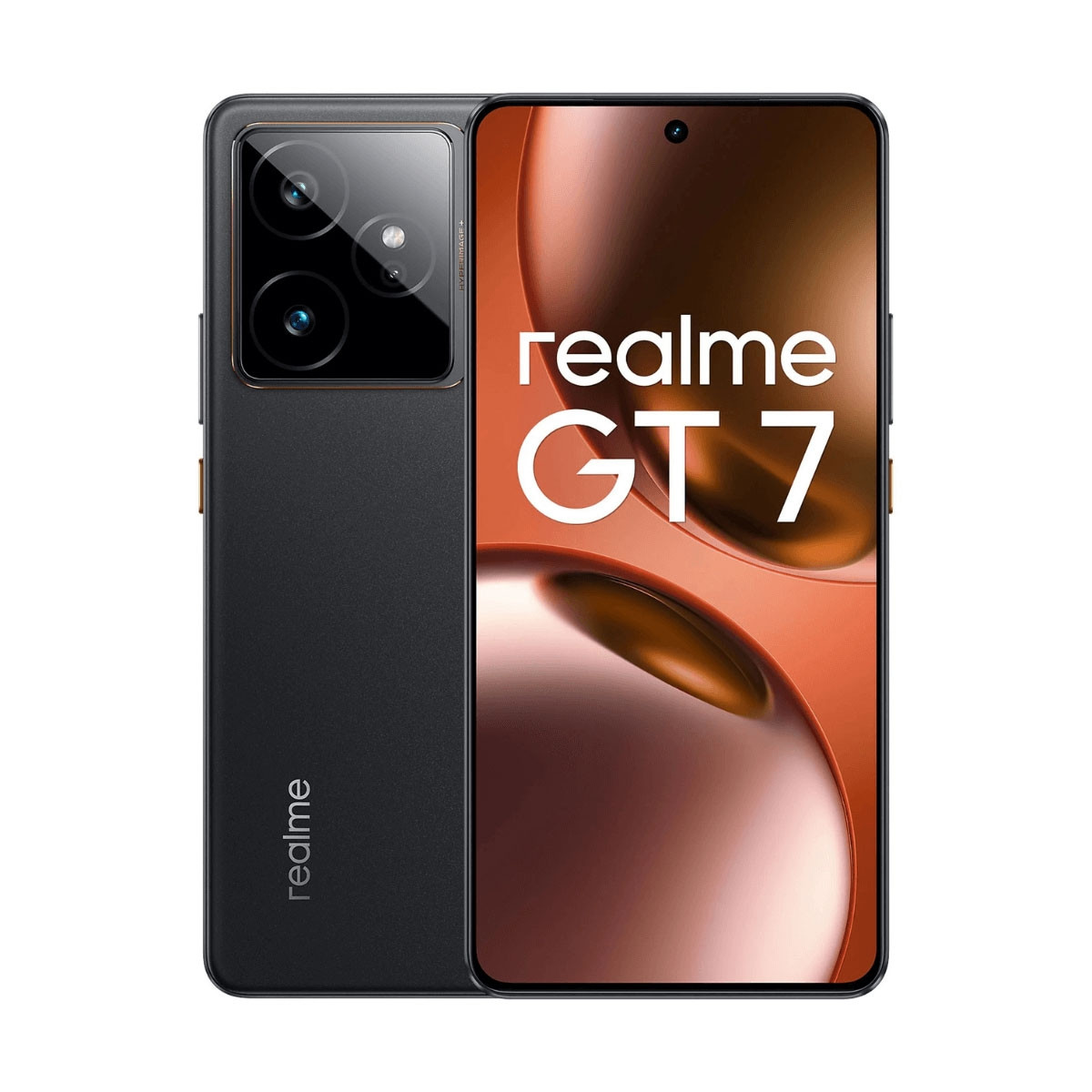 Realme GT 7 5G 12/512Gb IceSense Black EU MediaTek Dimensity 9400e 7000 мАг, фото 1