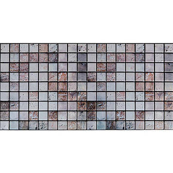 Декоративна ПВХ панель мозаїка 960х480х4мм Бежевий мармур SW-00001433