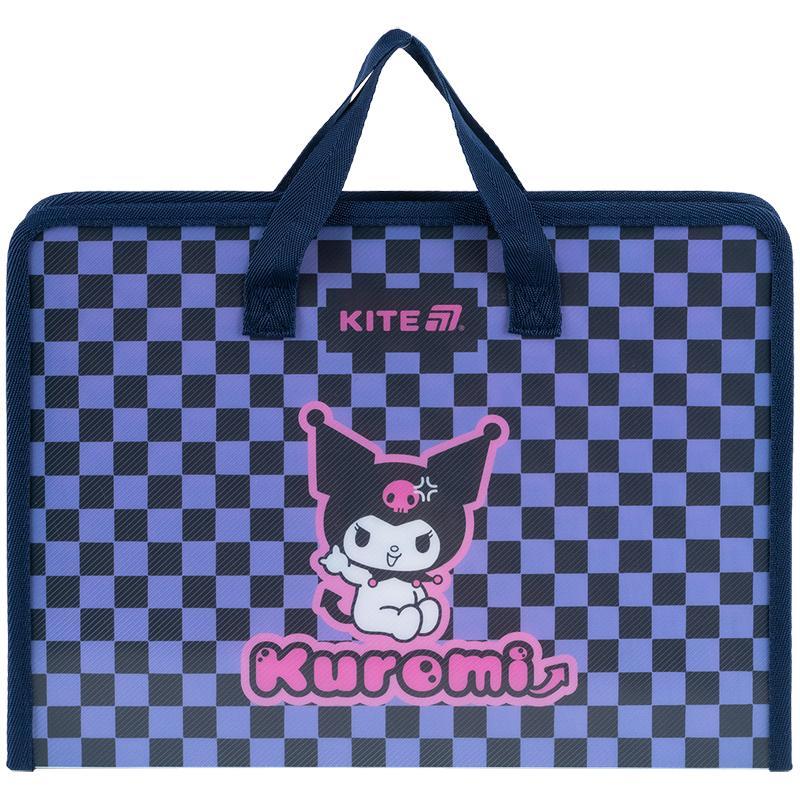 Папка-портфель А4 на блискавці Kite Kuromi HK25-202-2, 71207, фото 1