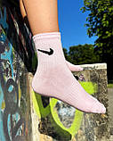 12 пар Бавовна рожевих середніх 35-41 жіночіх Nike/найк, фото 5