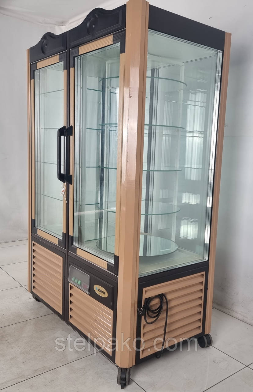 Кондитерська холодильна шафа-вітрина «Scaiola erg 800n», (Італія), (+2° +6°), Б/у, фото 1