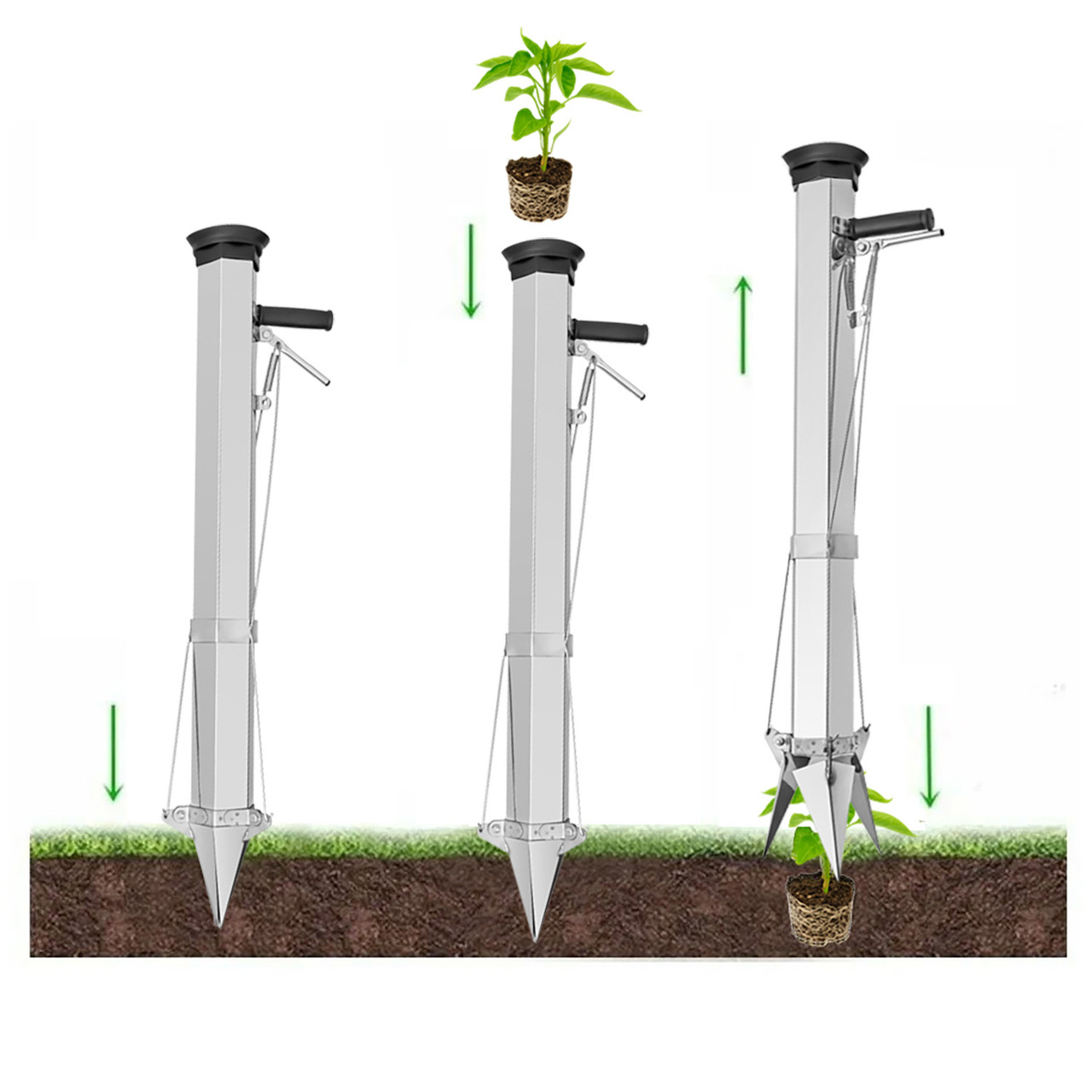 Сажалка сівалка пістолет ручний для розсади розсадопосадковий пристрій Кальмар
