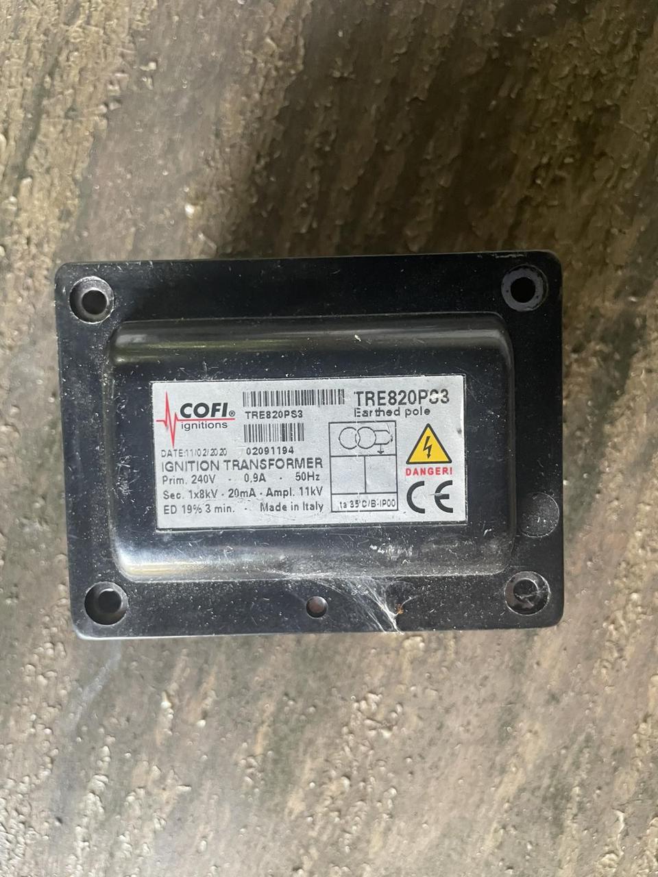 Високовольтний трансформатор розпалу Cofi TRE 820 P, фото 1