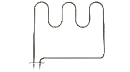 Тен для духовки, 360*315 мм, 1000 Вт, Electrolux 3570038061, Backer 47763201