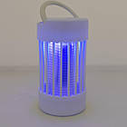 Лампа акумуляторна від комарів з ліхтариком, антимоскітна лампа, електромухоловка від мошок для дачі, фото 5