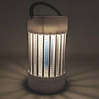 Лампа акумуляторна від комарів з ліхтариком, антимоскітна лампа, електромухоловка від мошок для дачі, фото 6