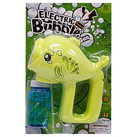 Дитячий генератор мильних бульбашок "Рибка" Bambi F2288(Green) 60 мл, Toyman