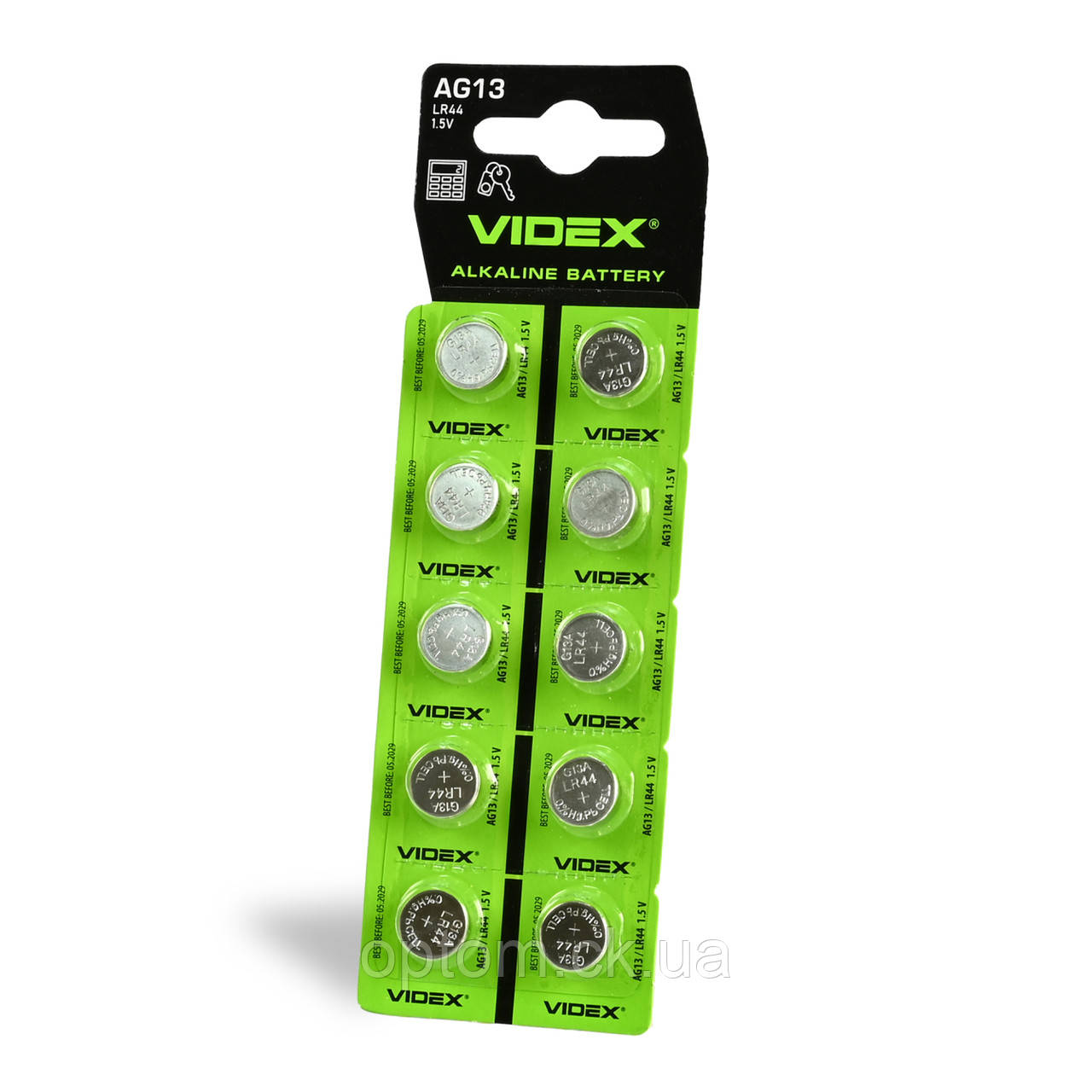 Батарейка Videx AG13 \ LR44, фото 1