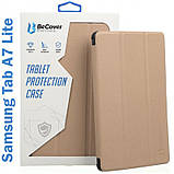 Чохол-книжка BeCover Flexible TPU Mate для Samsung Galaxy Tab A7 Lite SM-T220/SM-T225 Gold, 8.7 дюймов, з підставкою, фото 4