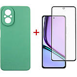 Чохол-накладка Dengos для Realme C67 Mint (DG-KM-100) + захисне скло, силіконовий, форм-фактор накладка, фото 4