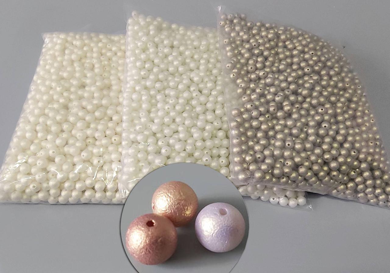 Бусини під перли 8 мм/500 гр