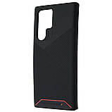 Чохол-накладка Zagg Gear4 Battersea Denali D30 для Samsung Galaxy S22 Ultra SM-S908 Black/Red, ударостійкий, стильний, фото 3