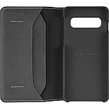 Чохол-книжка Platinum Leather Wallet для Samsung Galaxy S10 SM-G973 Black (PT-MGS10LWFB) з мікрофібри, протиударний, фото 4