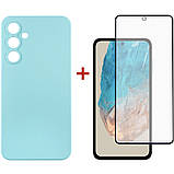 Чохол-накладка Dengos для Samsung Galaxy M35 5G SM-M356 Light Blue (DG-KM-107) + захисне скло, силікон, фото 4