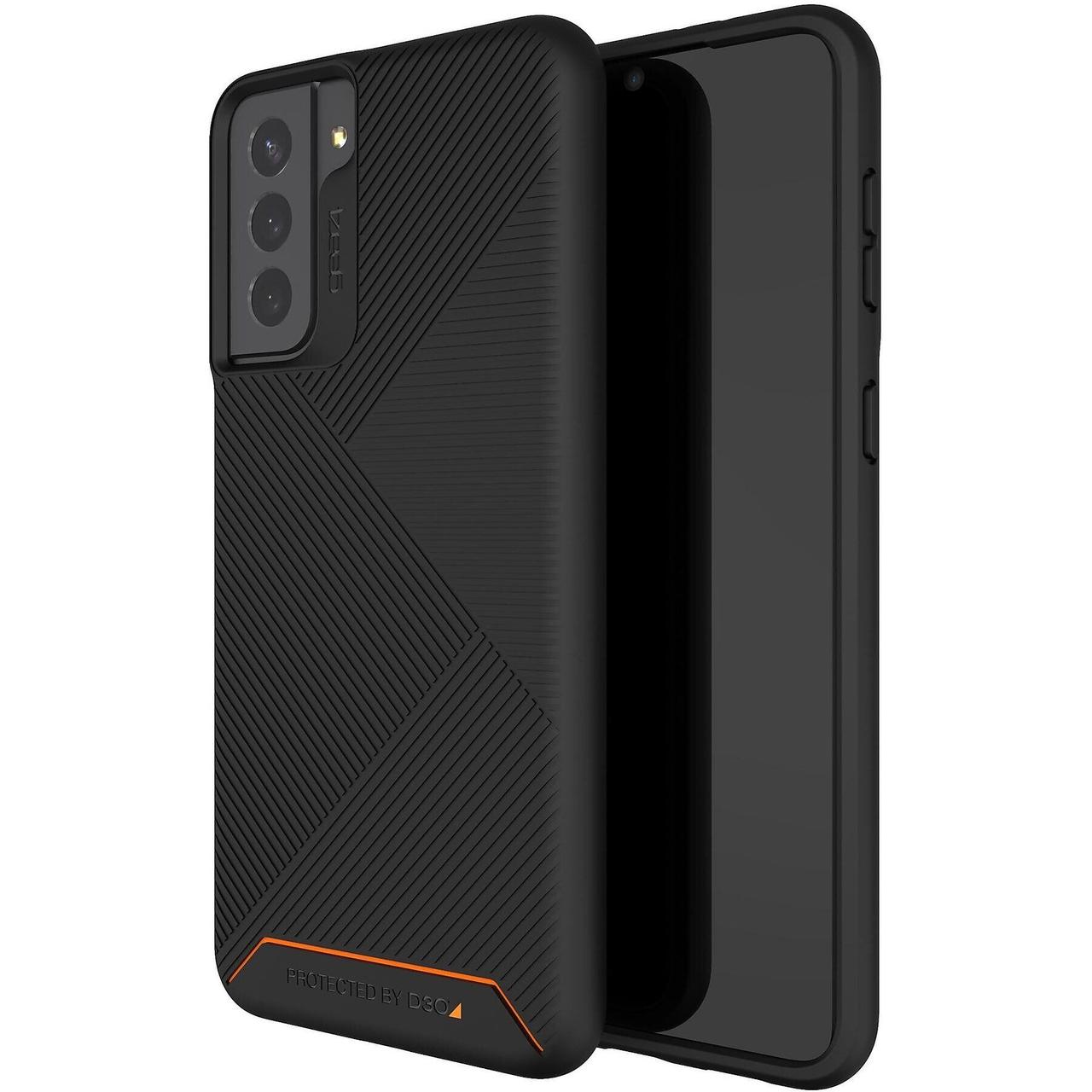 Чохол-накладка Zagg Gear4 Denali для Samsung Galaxy S21 SM-G991 Black/Red (702007299 / 702007459) ударостійкий, легкий, фото 1