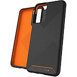 Чохол-накладка Zagg Gear4 Denali для Samsung Galaxy S21 SM-G991 Black/Red (702007299 / 702007459) ударостійкий, легкий, фото 3
