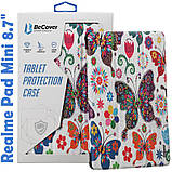 Чохол-книжка BeCover Smart для Realme Pad Mini 8.7" Butterfly, штучна шкіра, з підставкою, фото 3