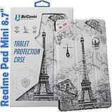 Чохол-книжка BeCover Smart для Realme Pad Mini 8.7" Paris (708263), штучна шкіра, з підставкою, фото 4