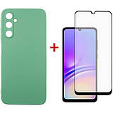 Чохол-накладка Dengos для Samsung Galaxy A05s SM-A057 Mint (DG-KM-10) + захисне скло, силікон, м'ятний, фото 4