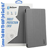 Чохол-книжка BeCover Smart для Lenovo Tab M10 TB-328F (3rd Gen) 10.1" Gray (708284) з підставкою, штучна шкіра, фото 4