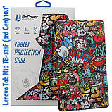 Чохол-книжка BeCover Smart для Lenovo Tab M10 TB-328F (3rd Gen) 10.1" Graffiti (708294) з підставкою, різнокольоровий, фото 4