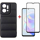 Чохол-накладка Dengos для Huawei Honor x7a Black (DG-KM-55) + захисне скло, силіконовий, форм-фактор накладка, фото 4