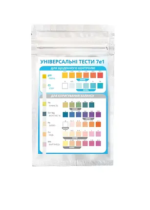 Тести для аналізу води у басейні 7в1 InPool 58142, фото 1