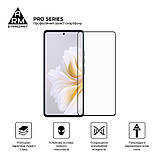 Захисне скло Armorstandart Pro для Tecno Camon 20 4G Pro 4G Black (ARM68940), товщина 0,3 мм, матеріал Japanese Asashi Glass, фото 2