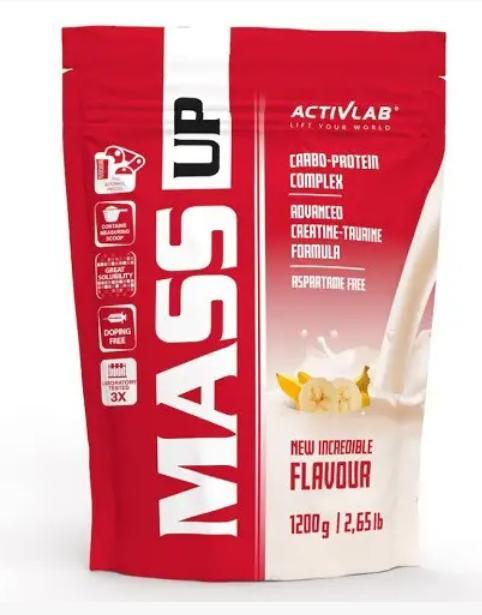 Гейнер ACTIVLAB MASS UP 1200 грам Смак : Банан, фото 1