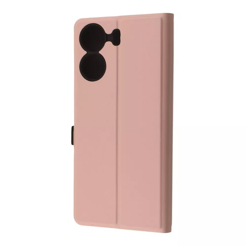 Чохол-книжка Wave Flap Case для Xiaomi Redmi 13C 4G/Poco C65 Pink Sand, магнітна застібка, Soft-touch покриття, фото 1