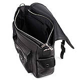 Сумка через плече зі шкіри наппа FA-6690-4lx TARWA чорний флотар, фото 9