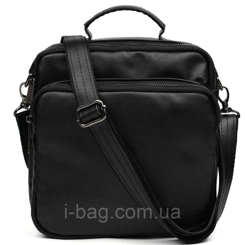 Чоловіча сумка на плече з шкіряною ручкою GA-6018-3md TARWA, фото 1
