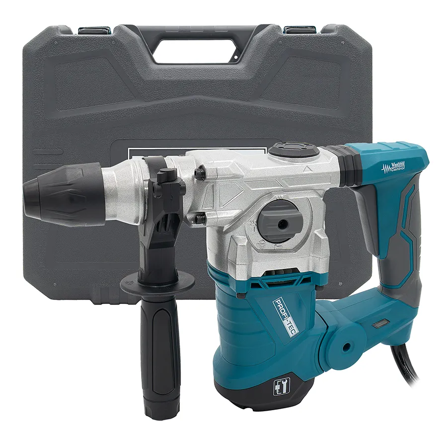 Потужний ударний перфоратор PROFI-TEC RH1700P7 IndustrialLine : 1700 Вт, 7 Дж, набір бурів (007085), фото 1