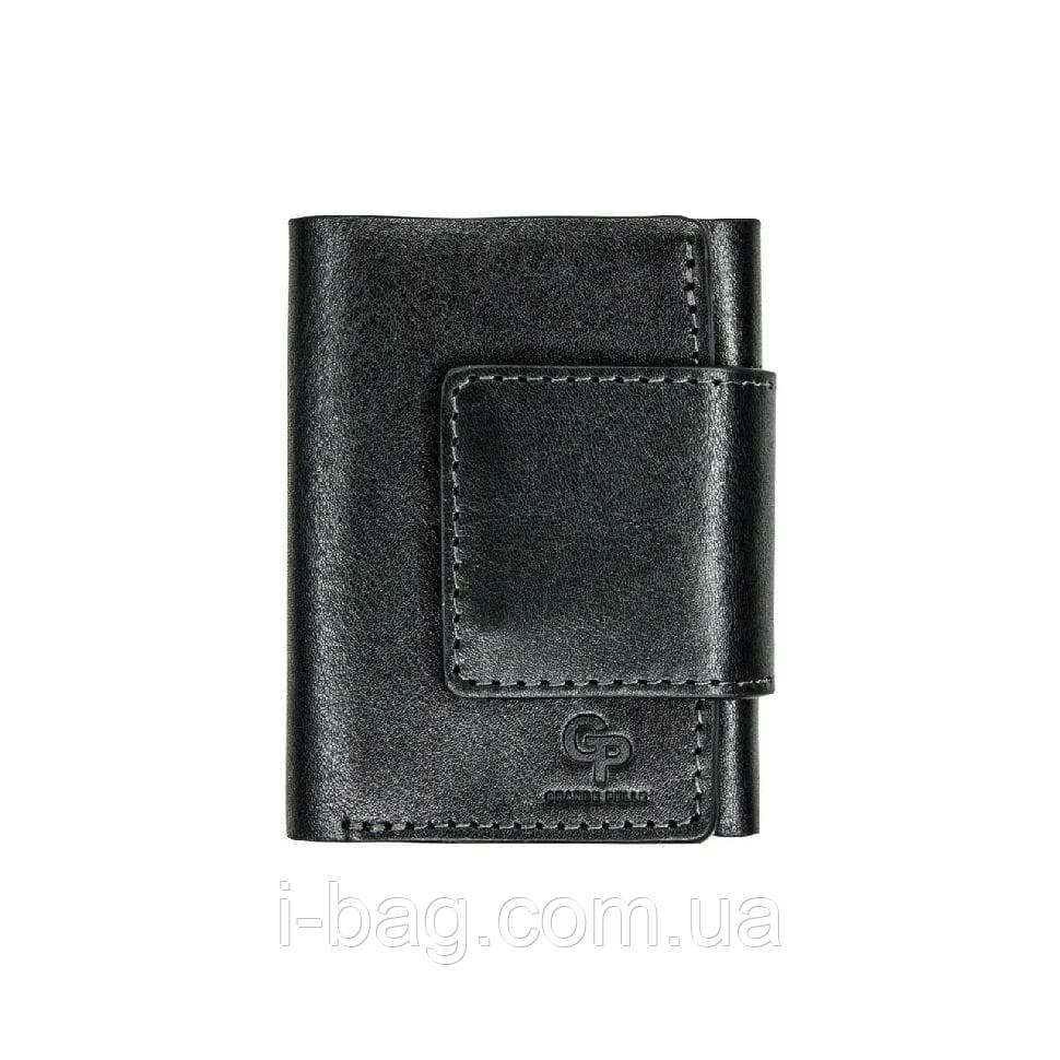 Портмоне, глянець, чорний Grande Pelle 504610, фото 1