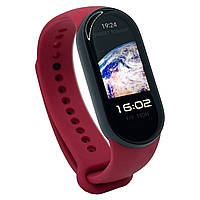 Силіконовий ремінець BeCover для Xiaomi Mi Smart Band 9 Red Wine (711969)