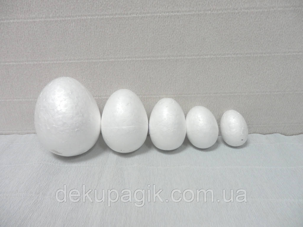 Яйце з пінопласту 10см, фото 1