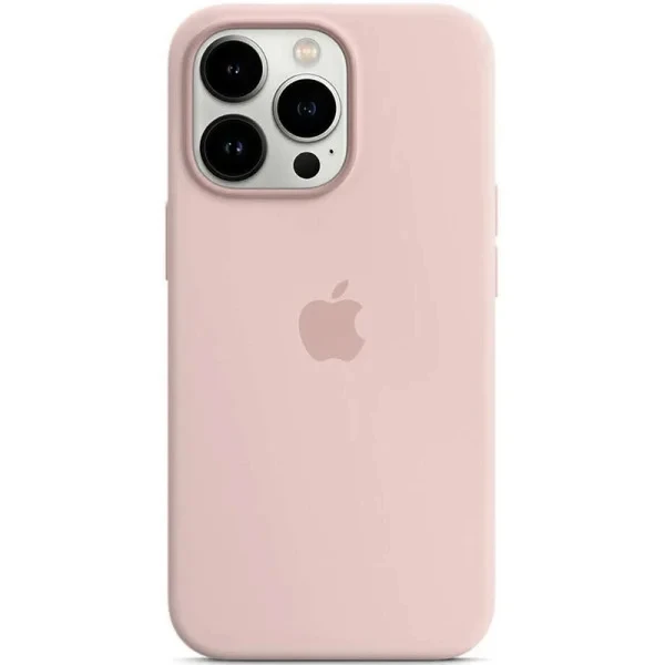 Чохол-накладка EpiK Silicone Case Full Protective (AA) для Apple iPhone 16 Plus (6.7) Chalk Pink, фото 1