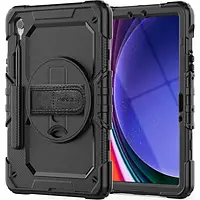 Накладка для планшета ArmorStandart Panzer для Samsung Tab S9 FE/S9 Black (ARM82518)