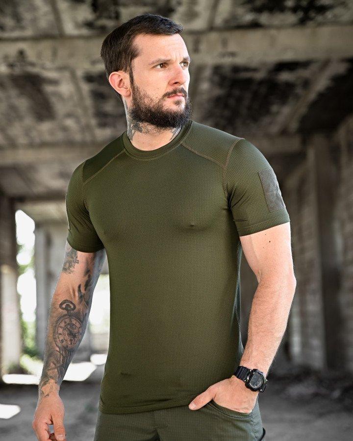 Футболка Олива польова паровідвідна samuray Cooltuch Хакі ТМ, фото 1