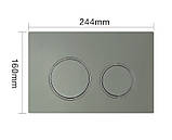 TWIST панель змиву gun metal, фото 2