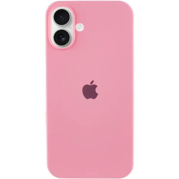 Чохол-накладка EpiK Silicone Case Full Protective (AA) для Apple iPhone 16 (6.1) Light Pink (00000072975_78), фото 1