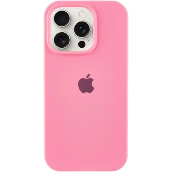 Чохол-накладка EpiK Silicone Case Full Protective (AA) для Apple iPhone 16 Pro (6.3) Pink (00000072977_79), фото 1