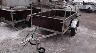 Причіп бортовий односний 2,13 м х 1,3 м. Каркас +ент.