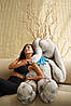 Хутряний кролик Bunny в великому розмірі 155см, фото 9