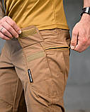 Тактичні штани літні еластичні TARZAN койот T800 дихаючі ПП7747 ТМ, фото 4