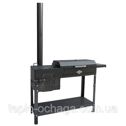 Барбекю з пічкою Daddy Smoke із 5 мм, фото 1